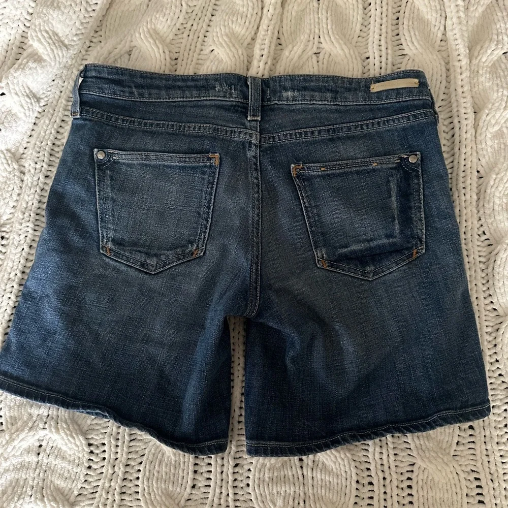Anthropologie Pilcro Dark Blue Denim Shorts - Picture 4 of 4